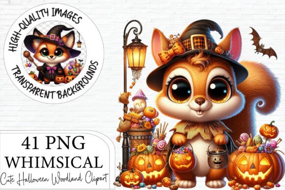 Download Cute Halloween Woodland Animals Clipart - Woodland animals clipart Collection