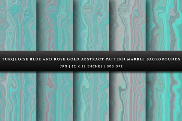 Download Turquoise Blue and Rose Gold Marble - Blue and rose gold Collection