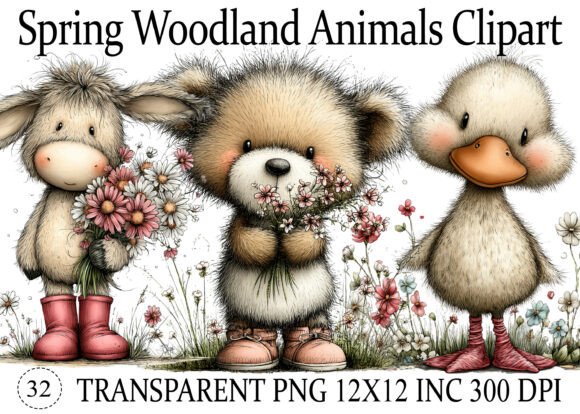 Download Spring Woodland Animals Clipart - Woodland animals clipart Collection